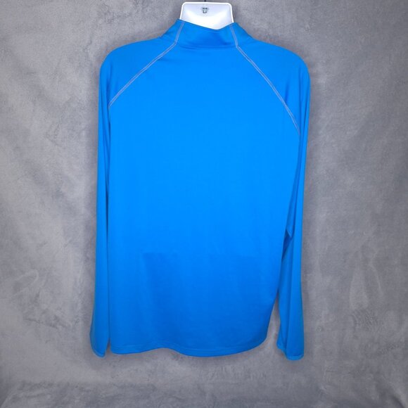 Adidas Mens Golf Shirt XL Long-Sleeve Quarter Zip Pullover Relaxed Fit Athletic - Picture 3 of 5